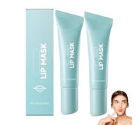 Masque Réparateurs Pour Lèvres,Masque Levre Nuit,Soothing Prep Lip Mask,Cooling Peel-Off Lip Mask,Baume Protecteur Réparation Accélérée,Exfoliant,Hydratation,Pour Lèvres Sèches,Gercées Et Abîmées (2)