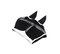 Masque Respirant Multi-Tailles for Chevaux, adapté aux Petits, Moyens et Grands, for prévenir Les moustiques pour Cheval(Black-S)