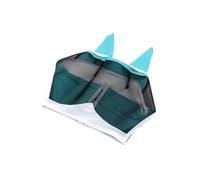 Masque Respirant Multi-Tailles for Chevaux, adapté aux Petits, Moyens et Grands, for prévenir Les moustiques pour Cheval(Blue-S)