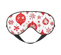 Masque respirant pour les yeux avec imprimé imprimé de Noël, idéal pour le camping, la méditation, le yoga