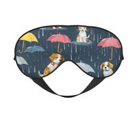 Masque respirant pour les yeux avec motifs de chats et de chiens, idéal pour le camping, la méditation, le yoga