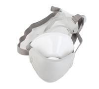 Masque Respiratoire Anti-poussière, Masque à Gaz de Pulvérisation de Peinture de Soudage en Caoutchouc Plastique Souple avec Bande élastique de Fixation élevée pour les Soudeurs