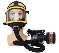 Masque respiratoire électrique à débit constant - Protection complète du visage pour le sablage, les travaux chimiques et la sécurité en laboratoire