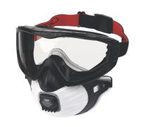 Masque respiratoire et porte-filtre avec valve JSP Filterspec Pro noir P3