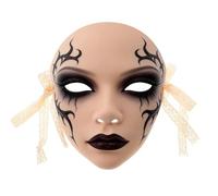 Masque rétro chinois - Costume de masque facial féminin, style opéra classique | Accessoire de jeu de rôle pour représentations culturelles, ensemble de composants décoratifs de danse de scène avec