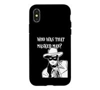 Masque rétro Classique « Who Was That Masked Man Lone Ranger » Coque pour iPhone X/XS
