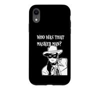 Masque rétro Classique « Who Was That Masked Man Lone Ranger » Coque pour iPhone XR