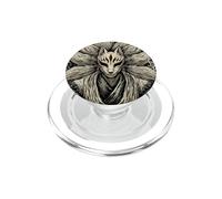 Masque rétro Japonais Kitsune Renard à Neuf queues Anime PopSockets PopGrip pour MagSafe