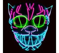 masque rigide chat fou led multicolore adulte - original cup mas-n22 Multicolore G