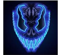 masque rigide démon led bleu adulte - original cup devil-blue Bleu G