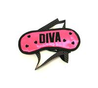 masque rose et noir diva