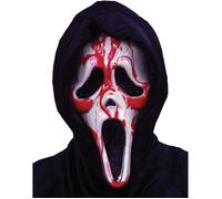 Masque Scream© Ensanglanté - Ghost Face© - FUN WORLD - Accessoire de déguisement - Noir - Adulte