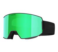 Cébé - Masque de ski - Attraction Black - Flash Green Cat.3 - Noir Noir