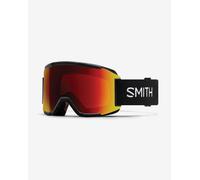 Masque Smith Squad noir avec verre ChromaPop Sun Red Mirror