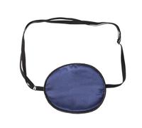 Masque Soie Oculaire Simple Réglable Style Pirate en Amblyopie | Cache-œil Bleu Marine, Sangle Élastique Ajustable, Bloque la Lumière, Léger, pour Garçon et Filles et Adultes
