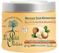 Masque Soin Réparateur - Karité & Macadamia - Assouplit, Nourrit & Répare En Profondeur - Cheveux Secs Ou Frisés - Sans Silicone - Fabriqué En France - 330 Ml