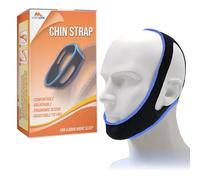 Masque solutions de ronflement Homme & Femme - Double Support Contre Ronflements - Réglable, Fermeture Crochets & Boucles - Agréable Pour Peau Dispositif, Trous d'Aération - Mobi Lock