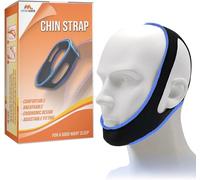 Masque Solutions De Ronflement Homme & Femme-Double Support Contre Ronflements-Réglable,Fermeture Crochets & Boucles-Agréable Pour Peau Dispositif,Trous D'aération-