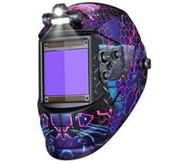Masque Soudure Automatique,Casque Soudure Casque de soudage à obscurcissement Automatique, alimenté par énergie Solaire, véritable Couleur, Cagoule, Masque(AR-WC041)