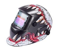 Masque SoudureAutomatique,Casque Soudure Casque de Masque soudage électrique Auto assombrissement Soudure réglable lentille Equipment d'électricien Equipement Protection Dur Emballage(Style E)