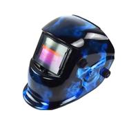 Masque SoudureAutomatique,Casque Soudure Masque de soudage Solaire, Casque électrique, lentille, sécurité Anti-UV, obscurcissement Automatique, Plage réglable for Machine à souder(Blue)
