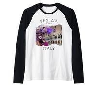 Masque Souvenir de Venise Italie pour Carnaval Manche Raglan