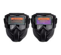 Masque spécial de soudage et de coupe, masque de soudure électrique anti-éblouissement, anti-rayonnement UV, amovible, protection faciale respirante, couvre-chef à isolation thermique pour la