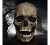 Masque squelette pour homme, masque de tête de mort mobile, masque d'Halloween, masque de tête de mort, masque de tête de mort pour homme, masque de crâne, masque squelette pour homme, masque