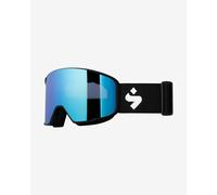 Masque Sweet Protection Boondock noir avec lentille RIG Reflect Aquamarine