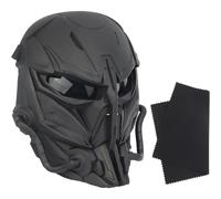 Masque tactique Airsoft, verres gris, protection intégrale, tête de mort, masque de paintball, CS Wa