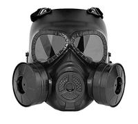 Masque Tactique Paintball Full Face Protective Gear Halloween Cosplay Shooter CS Jeux avec Double turbofan Tactical Mask