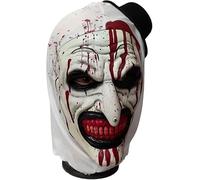 Masque Terrifier Art le clown, art le clown terrifier, masque de terreur effrayant le tueur, masque joker clown Halloween Cosplay Tête complète Accessoires de costume