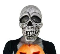 Masque Tête De Mort Accessoire De Costume En Latex Horrifique Intégral À