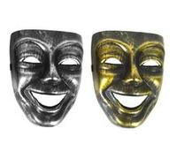 Masque Théâtre Souriant Or G