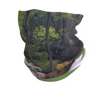Masque Thermique Plus Chaud, Cache-Cou en Microfibre imprimé Parcours de Golf Protège-Cou élastique