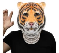 Masque Tigre Accessoire De Déguisement Cosplay Intégral Couvre-Tête Visage