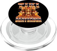 Masque Tiki Barman Tiki Bar Hawaii Vacances Party Tiki PopSockets PopGrip pour MagSafe