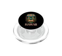 Masque Tiki Hawaï Tropical Polynesian Island Art Hawaiian PopSockets PopGrip pour MagSafe