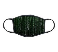 Masque tissu anti-projection anti-poussière personnalisé par 4E1 Geek Matrix code design G