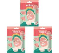 Masque Tissu Visage Facial Pastèque - Soin Nourrissant et Hydratant - Soin Express en 10 Minutes - Pour Peau Douce et Éclatante - Routine Skincare Visage et Beauté - French Tendance (Lot de 3)
