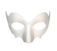 Masque unisexe Costumes de carnaval DIY Papier blanc Pâte vierge Masques peints à la main Personnalité Design créatif Décorations de carnaval Masques Mode Mascarade Cosplay Carnaval Demi-masque pour