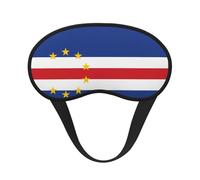 Masque universel léger pour les yeux Drapeau du Cap-Vert Idéal pour les voyages, les siestes de bureau et le travail de quart de travail fournit un environnement de sommeil confortable