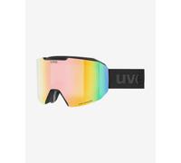 Uvex Evidnt Attract Woman Ski Goggles Noir Mirror Rainbow Variomatic Clear/CAT1-3+Contrastview Yellow Clear/CAT1 Femme