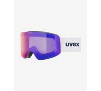 Masque Uvex Provoqe FM blanc mat avec lentille Mirror Ruby