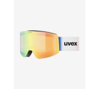 Masque Uvex Provoqe FM blanc mat avec verre Mirror Green