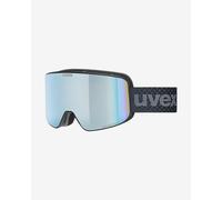 Masque Uvex Pyrit FM noir mat avec écran Mirror Sapphire