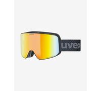Masque Uvex Pyrit FM noir mat avec lentille Mirror Red