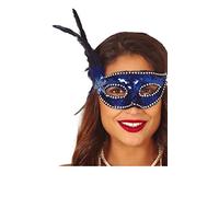 Masque Vénitien Bleu Paillettes