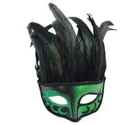 Masque Venitien Femme - de Élégant en Plumes pour Déguisement de Fête Mascarade Enfant Adulte Nouveauté