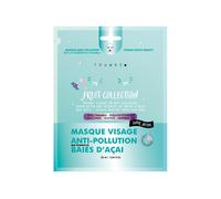 Masque Visage Anti Pollution Detox - Baies D'acai, Bio Cellulose - Inuwet - Masque